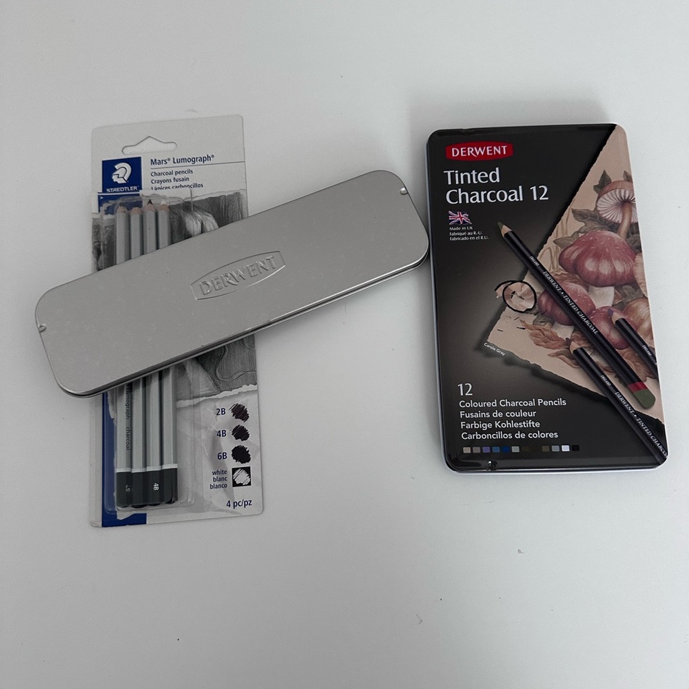 Derwent Tinted Charcoal Pencil Sets plus more